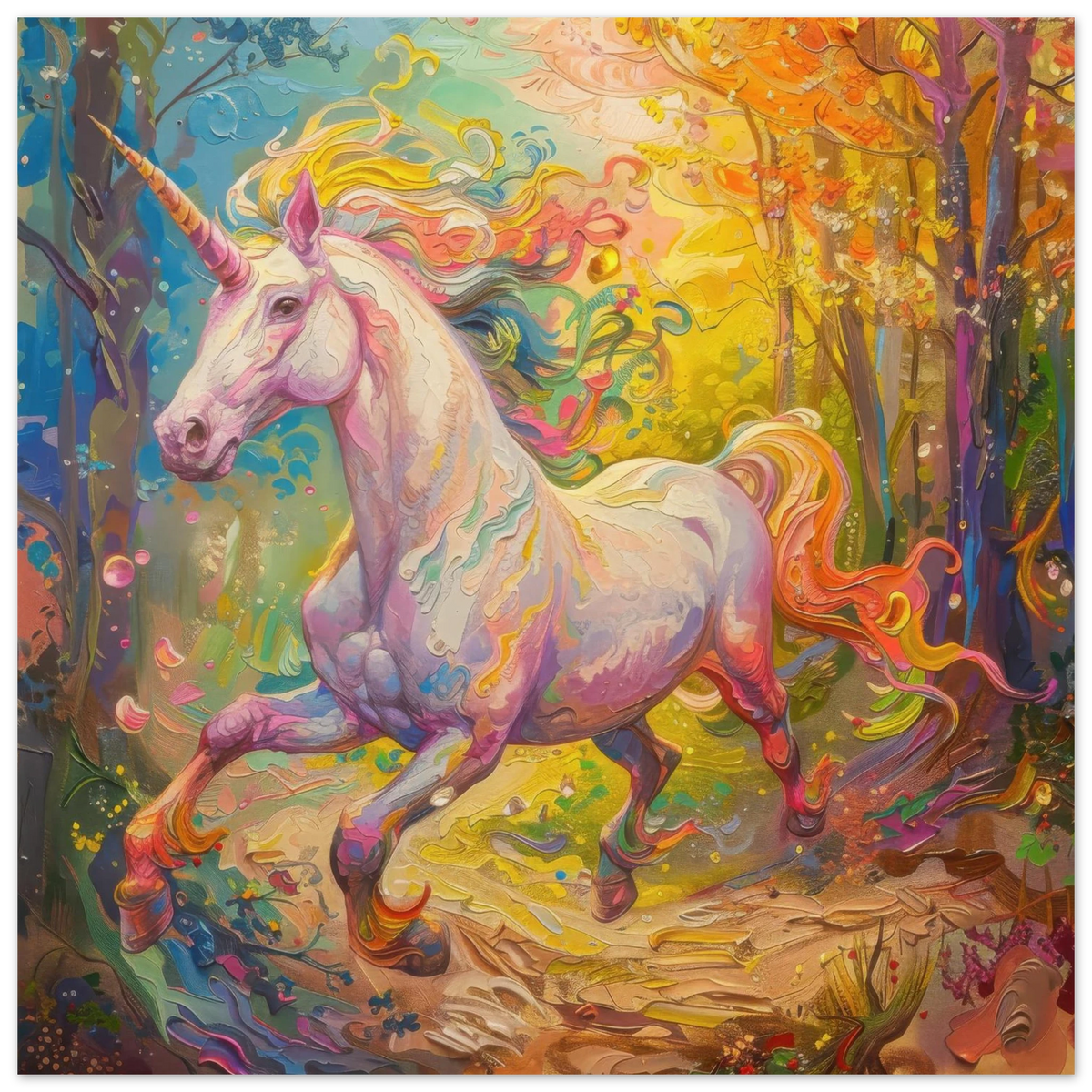 Children Kids Room Art Unicorn Fantasy 7 - Shop Ai Art WebShop - Digital Art online Store