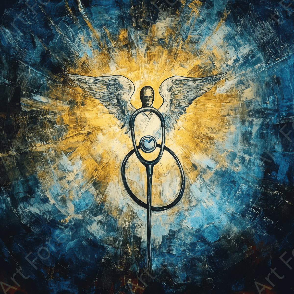 Christian Spirituality Imago Dei in Healthcare 2 - Shop Ai Art WebShop - Digital Art online Store