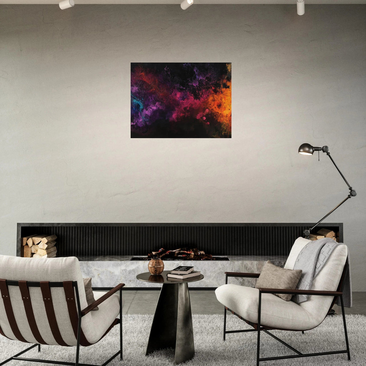 Chromatic Abyss A dark infinite void punctured 2 - Shop Ai Art WebShop - Digital Art online Store