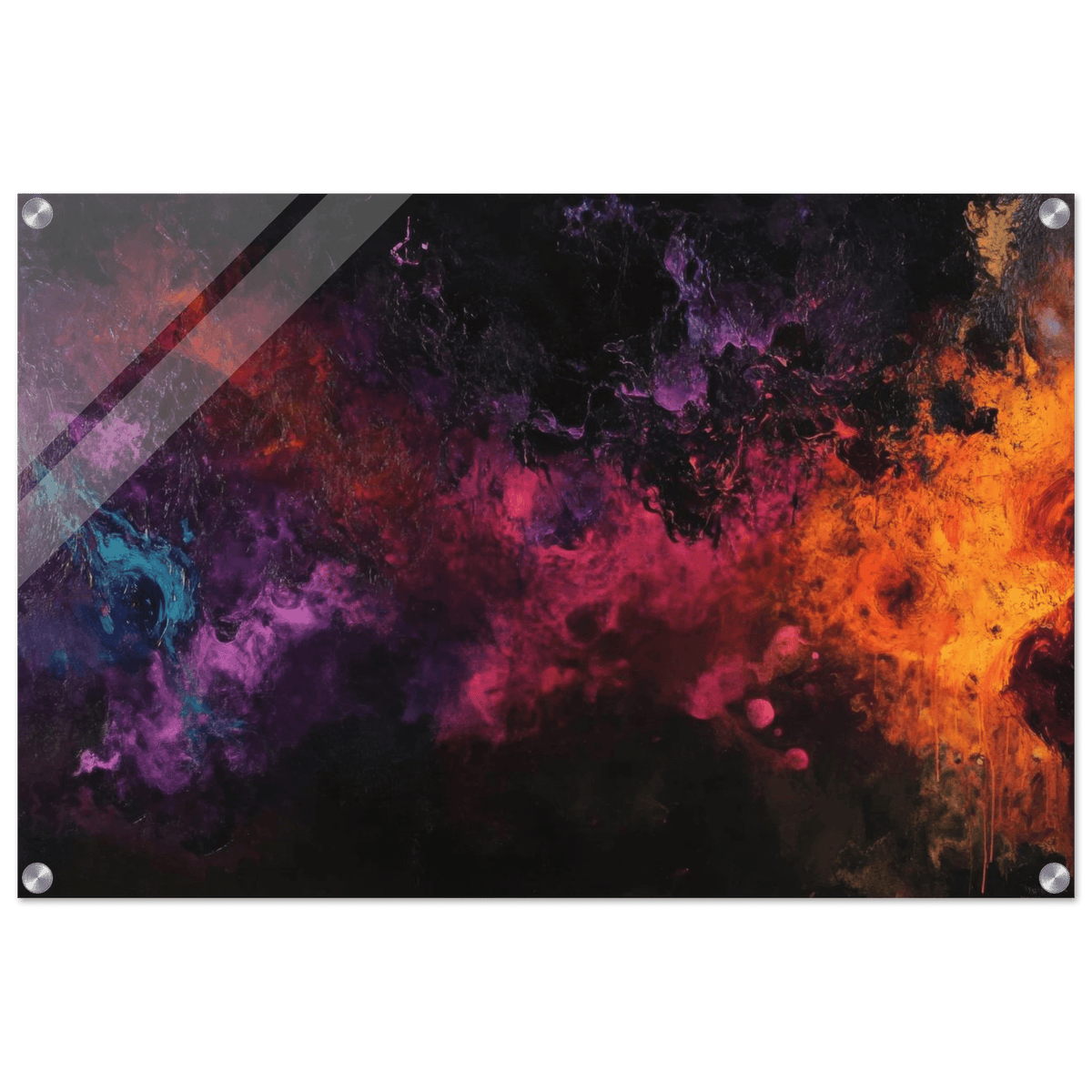 Chromatic Abyss A dark infinite void punctured 2 - Shop Ai Art WebShop - Digital Art online Store