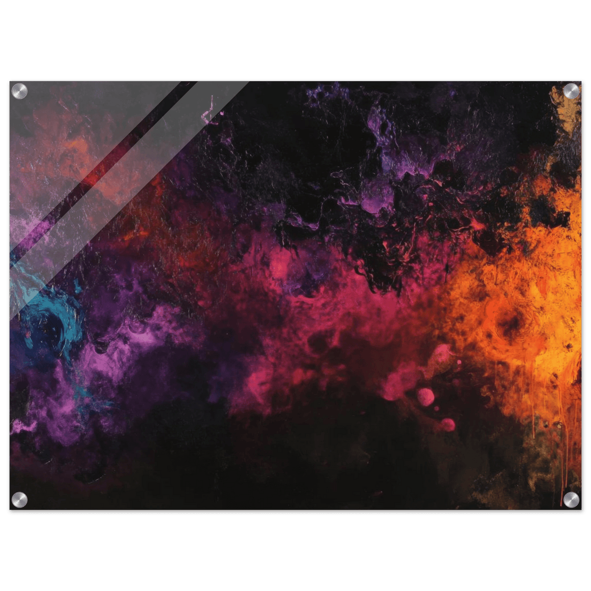 Chromatic Abyss A dark infinite void punctured 2 - Shop Ai Art WebShop - Digital Art online Store