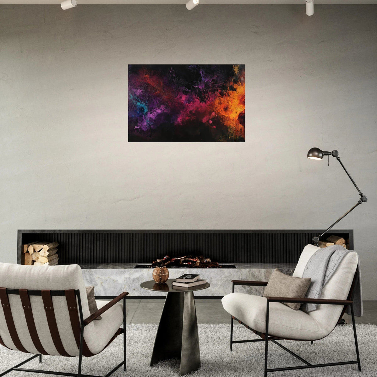 Chromatic Abyss A dark infinite void punctured 2 - Shop Ai Art WebShop - Digital Art online Store