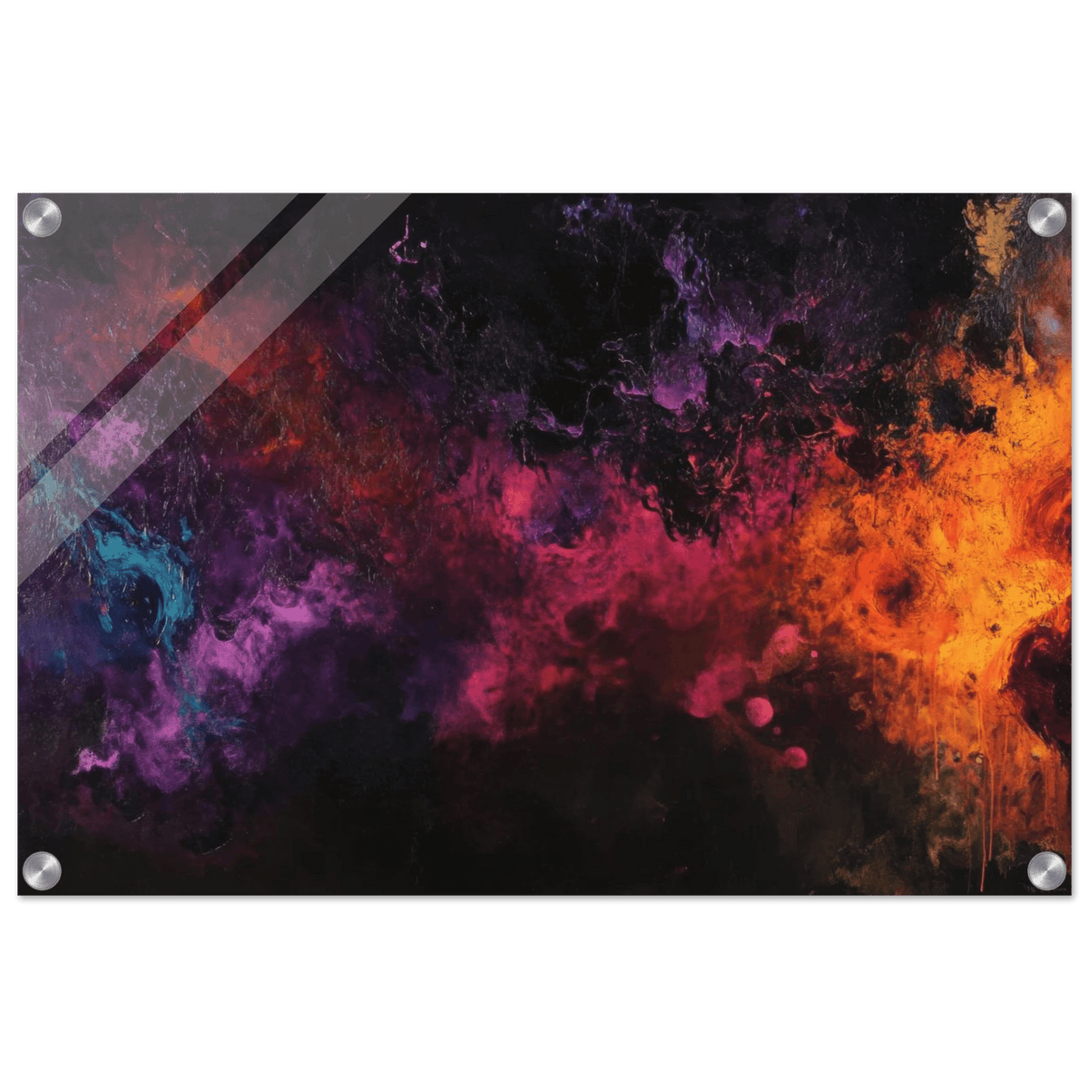 Chromatic Abyss A dark infinite void punctured 2 - Shop Ai Art WebShop - Digital Art online Store