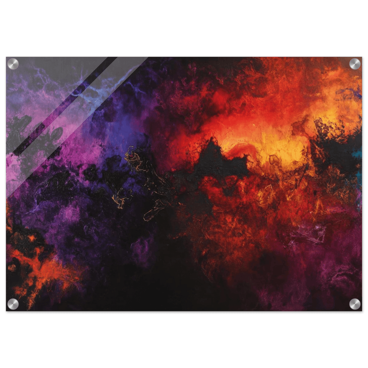 Chromatic Abyss A dark infinite void punctured 3 - Shop Ai Art WebShop - Digital Art online Store