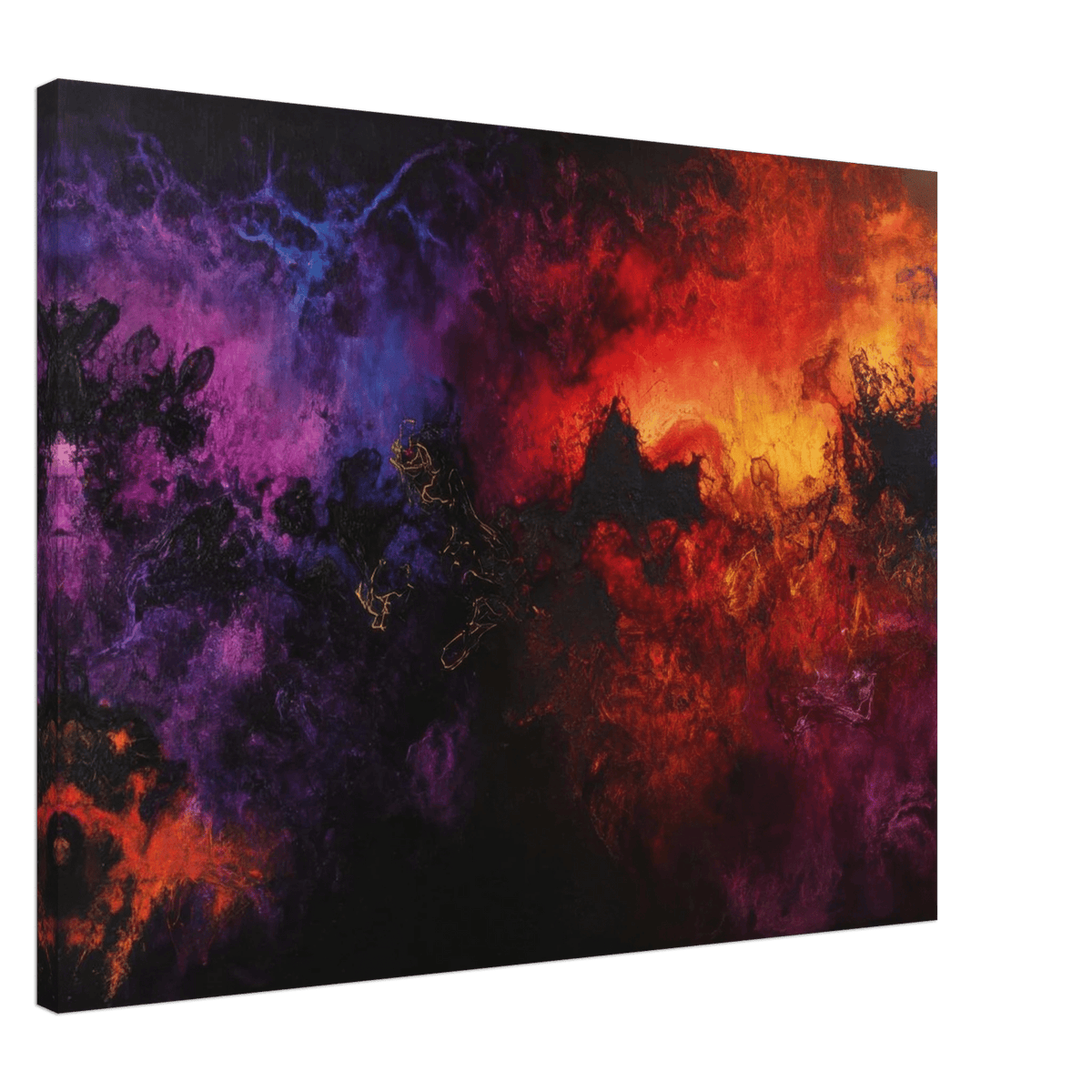 Chromatic Abyss A dark infinite void punctured 3 - Shop Ai Art WebShop - Digital Art online Store