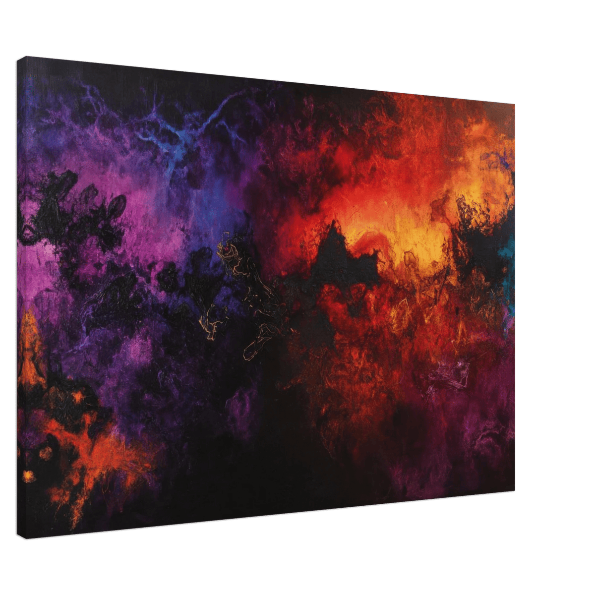 Chromatic Abyss A dark infinite void punctured 3 - Shop Ai Art WebShop - Digital Art online Store
