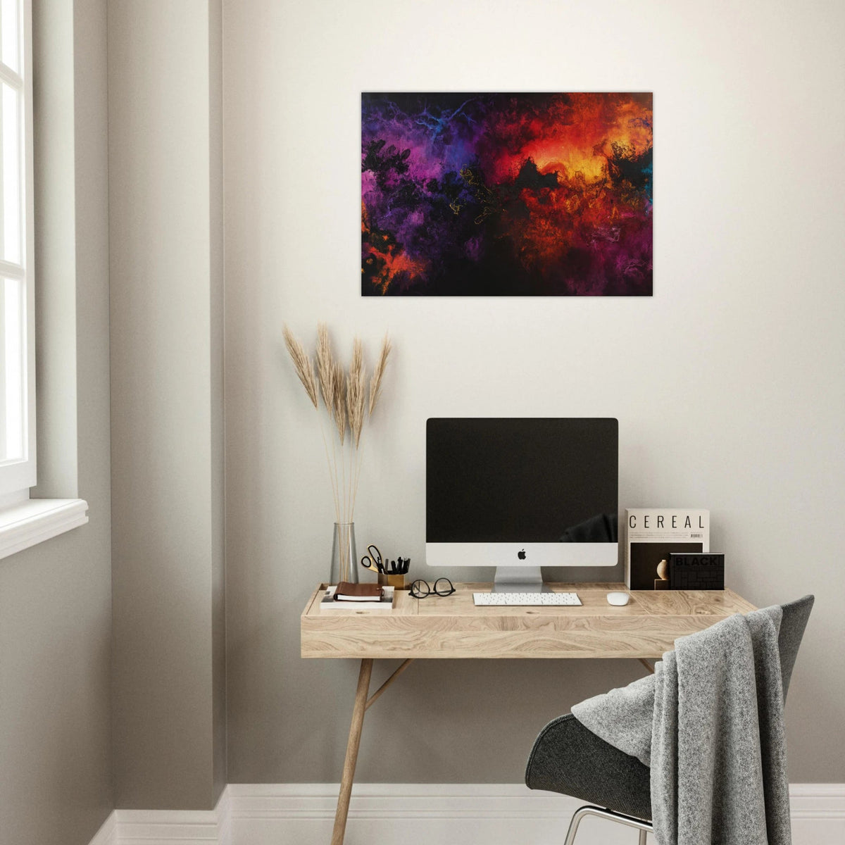 Chromatic Abyss A dark infinite void punctured 3 - Shop Ai Art WebShop - Digital Art online Store