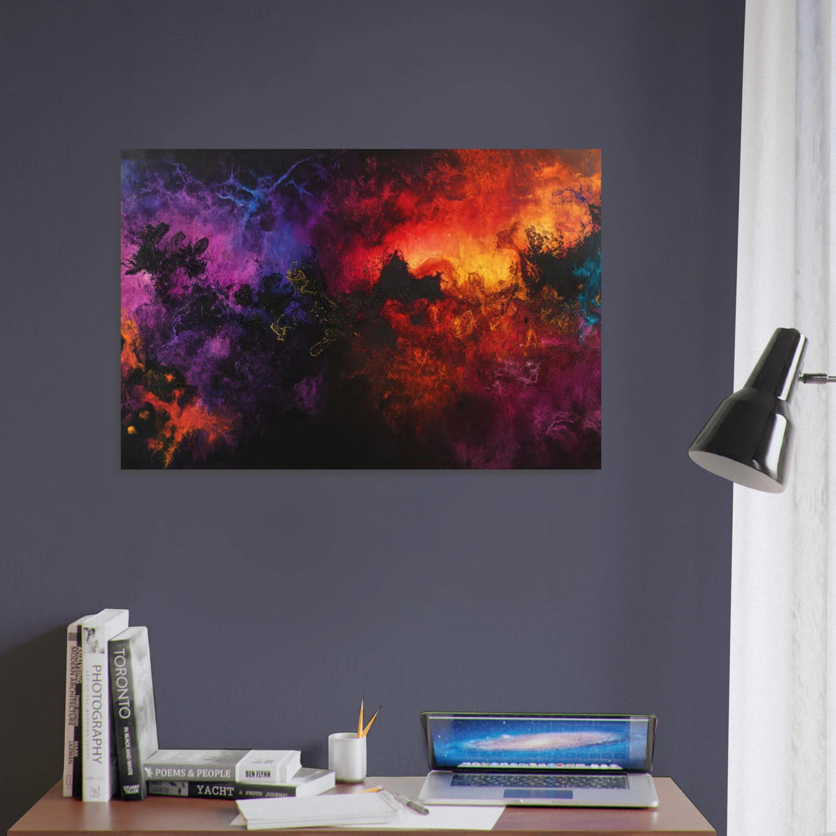 Chromatic Abyss A dark infinite void punctured 3 - Shop Ai Art WebShop - Digital Art online Store