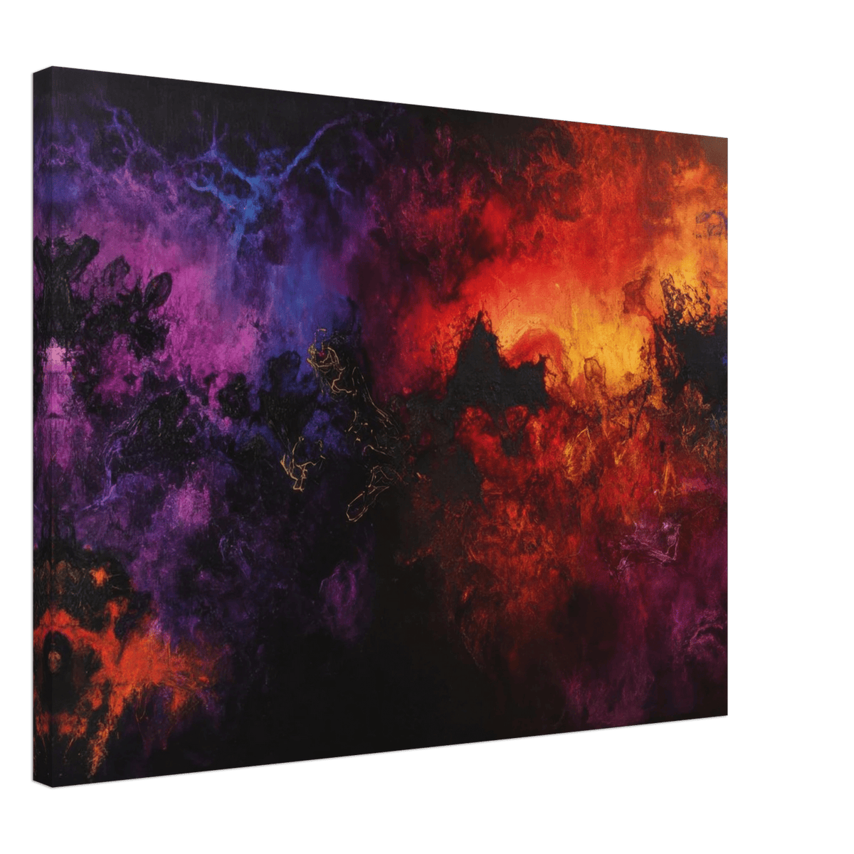 Chromatic Abyss A dark infinite void punctured 3 - Shop Ai Art WebShop - Digital Art online Store