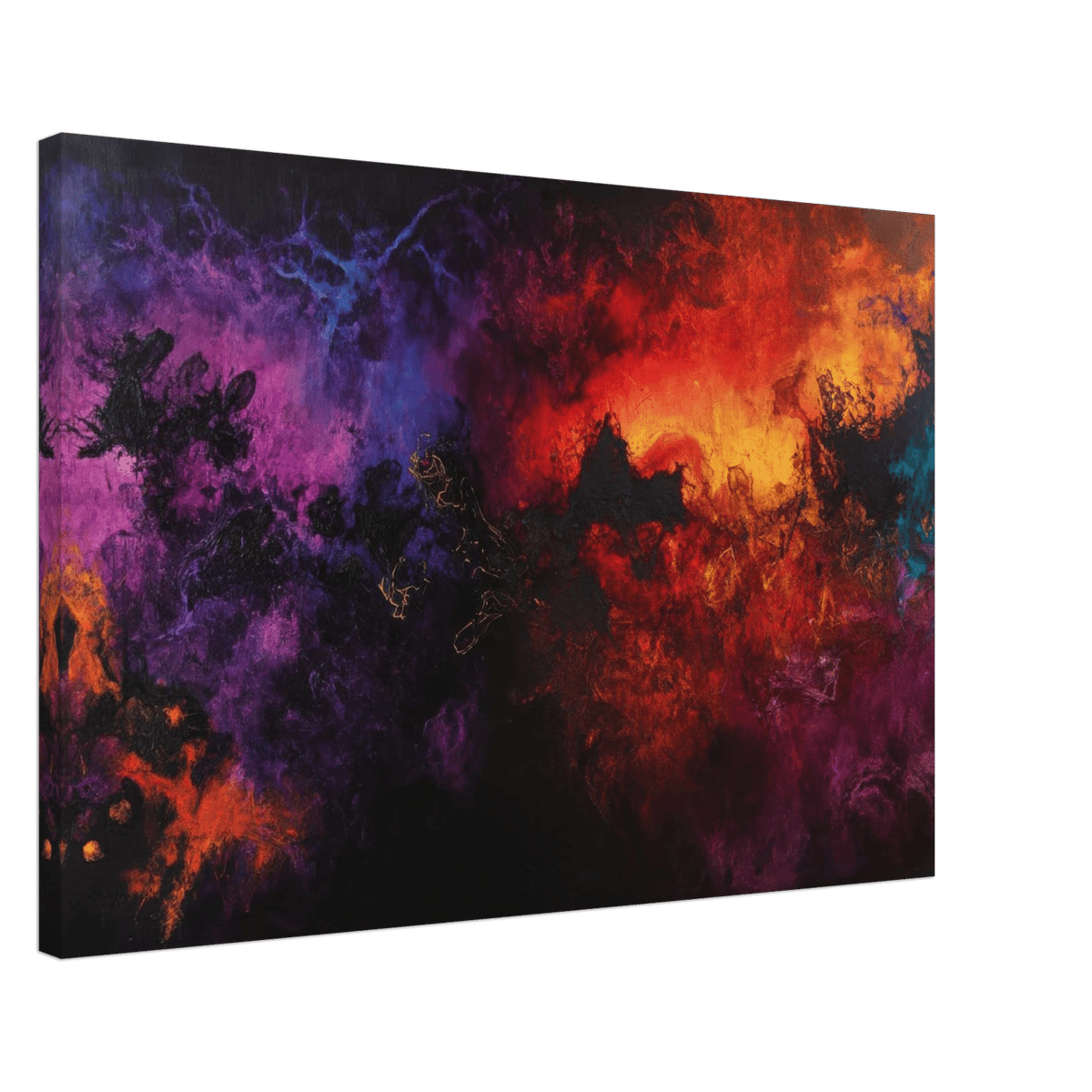 Chromatic Abyss A dark infinite void punctured 3 - Shop Ai Art WebShop - Digital Art online Store