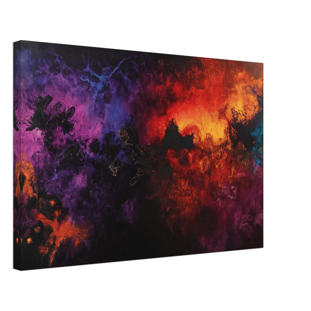 Chromatic Abyss A dark infinite void punctured 3 - Shop Ai Art WebShop - Digital Art online Store