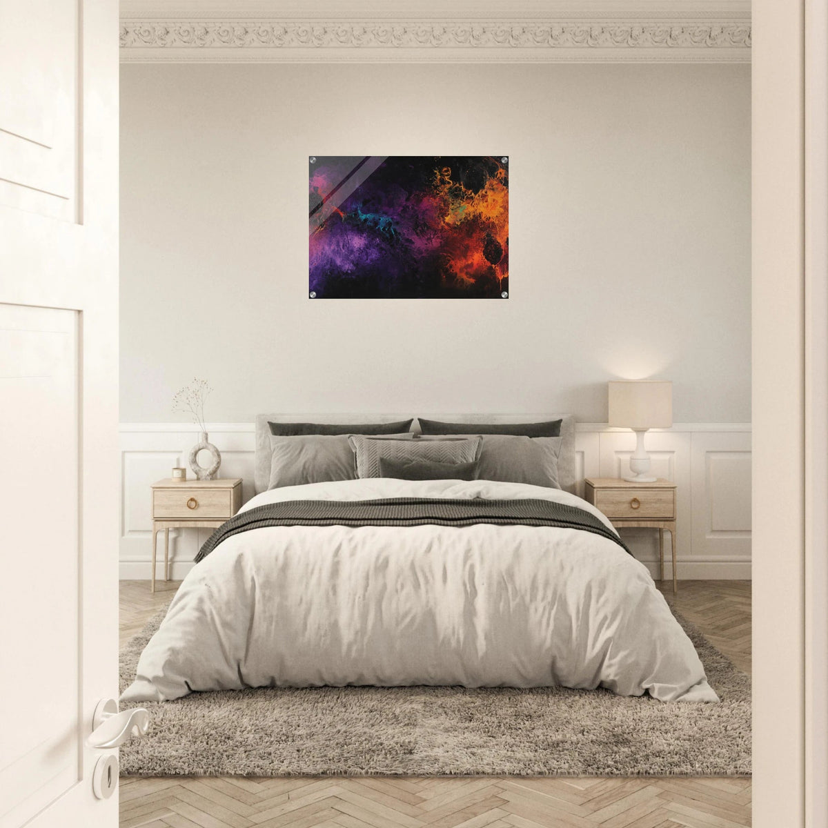 Chromatic Abyss A dark infinite void punctured 4 - Shop Ai Art WebShop - Digital Art online Store