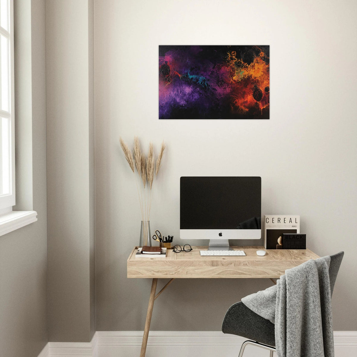 Chromatic Abyss A dark infinite void punctured 4 - Shop Ai Art WebShop - Digital Art online Store