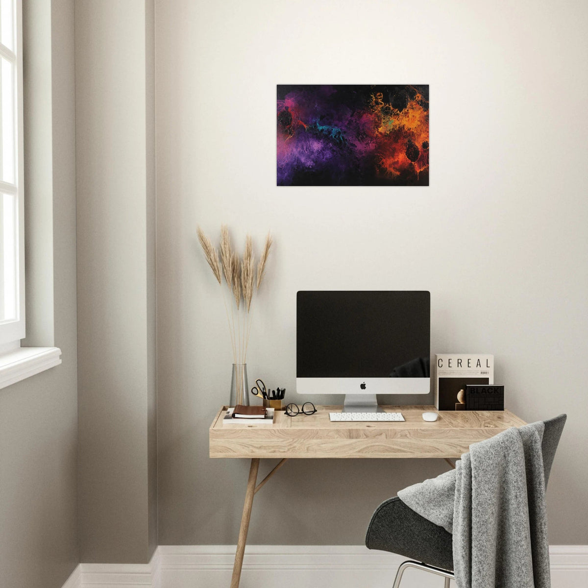 Chromatic Abyss A dark infinite void punctured 4 - Shop Ai Art WebShop - Digital Art online Store