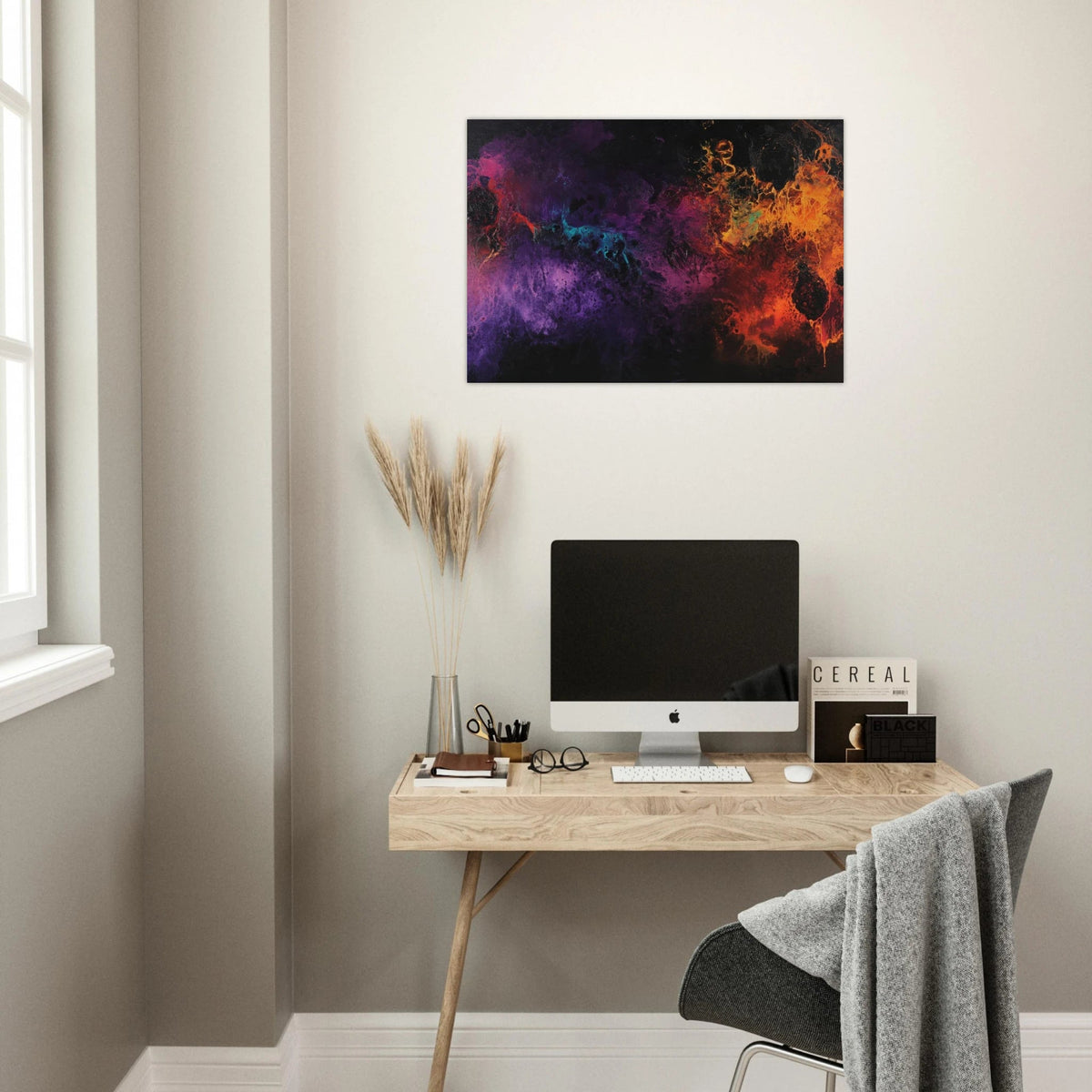 Chromatic Abyss A dark infinite void punctured 4 - Shop Ai Art WebShop - Digital Art online Store