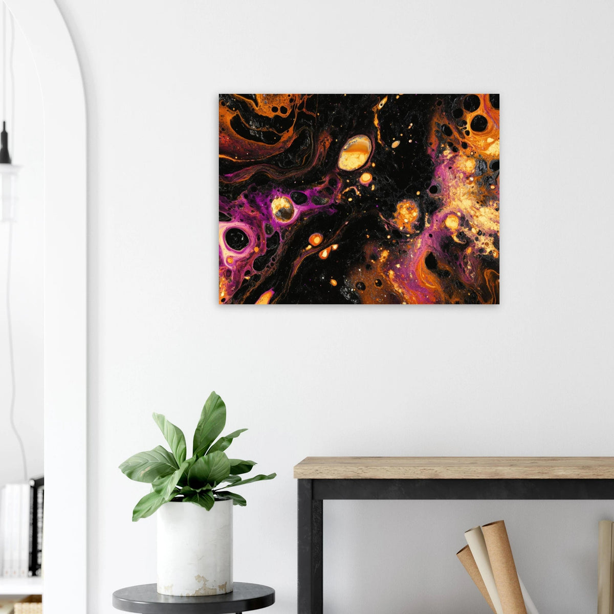 Chromatic Abyss A dark infinite void punctured 7 - Shop Ai Art WebShop - Digital Art online Store