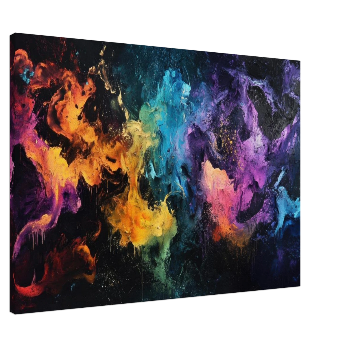Chromatic Abyss A dark infinite void punctured - Shop Ai Art WebShop - Digital Art online Store