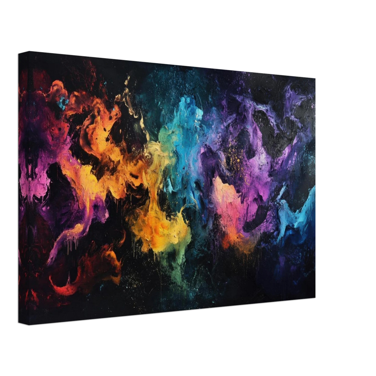 Chromatic Abyss A dark infinite void punctured - Shop Ai Art WebShop - Digital Art online Store