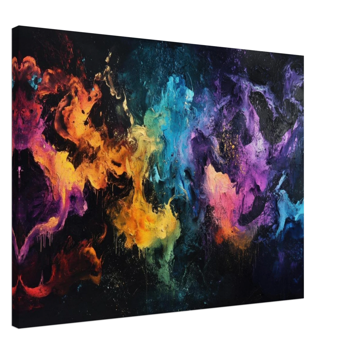 Chromatic Abyss A dark infinite void punctured - Shop Ai Art WebShop - Digital Art online Store
