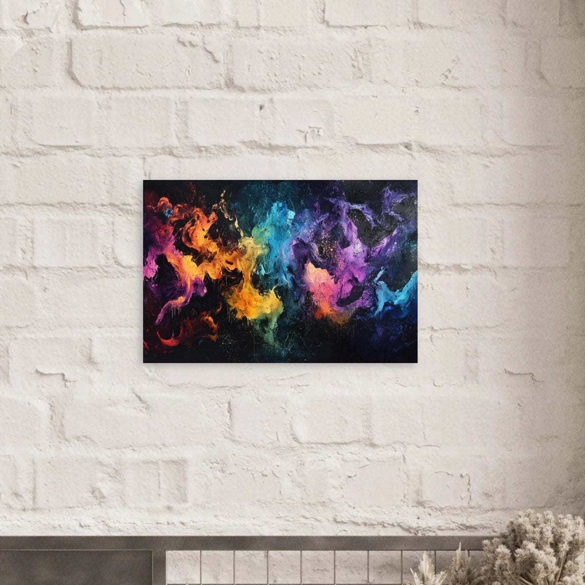 Chromatic Abyss A dark infinite void punctured - Shop Ai Art WebShop - Digital Art online Store