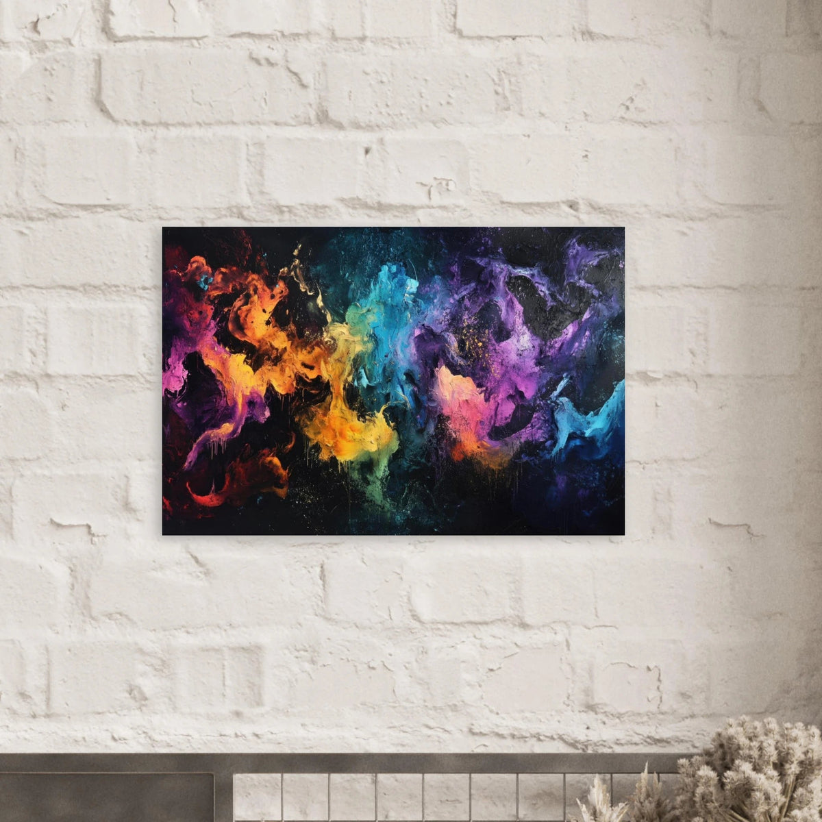 Chromatic Abyss A dark infinite void punctured - Shop Ai Art WebShop - Digital Art online Store