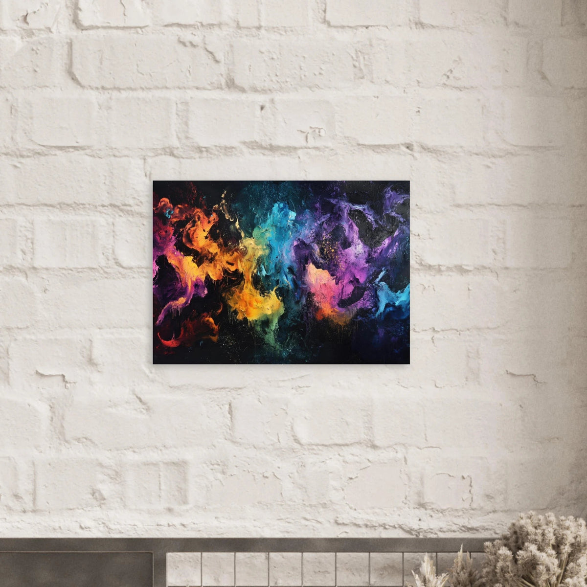 Chromatic Abyss A dark infinite void punctured - Shop Ai Art WebShop - Digital Art online Store