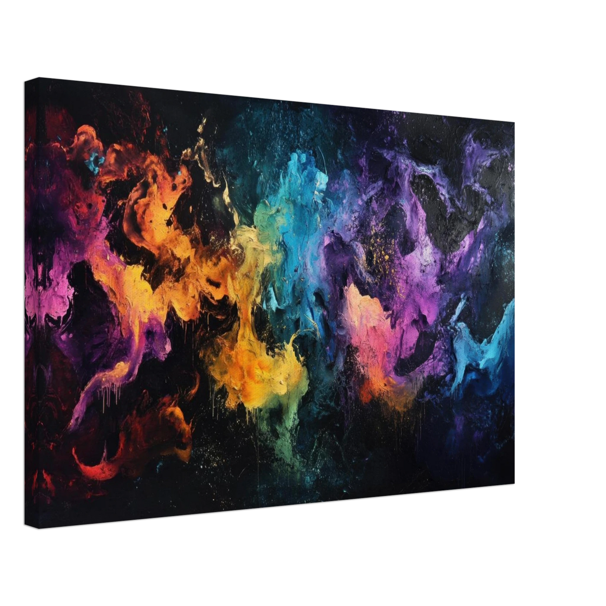 Chromatic Abyss A dark infinite void punctured - Shop Ai Art WebShop - Digital Art online Store