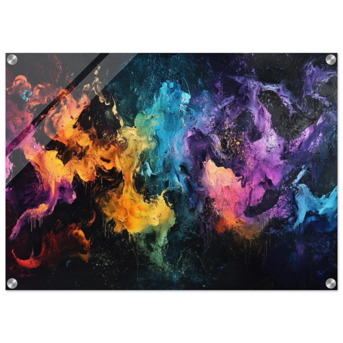 Chromatic Abyss A dark infinite void punctured - Shop Ai Art WebShop - Digital Art online Store