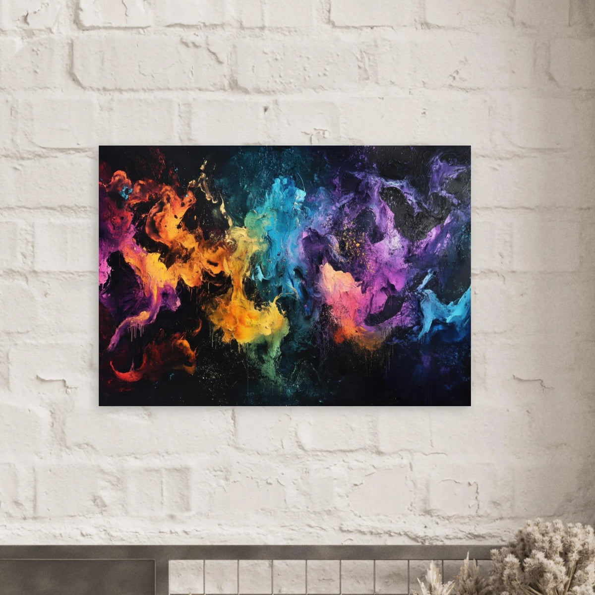 Chromatic Abyss A dark infinite void punctured - Shop Ai Art WebShop - Digital Art online Store