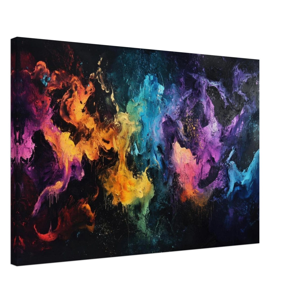 Chromatic Abyss A dark infinite void punctured - Shop Ai Art WebShop - Digital Art online Store