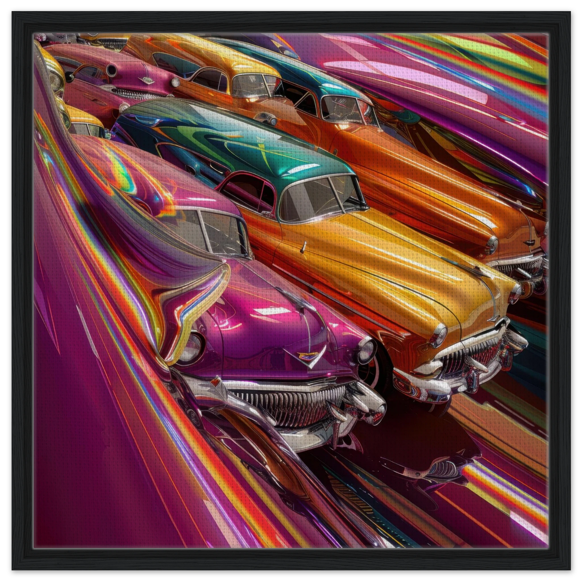 Classic Cars Art - Shop Ai Art WebShop - Digital Art online Store