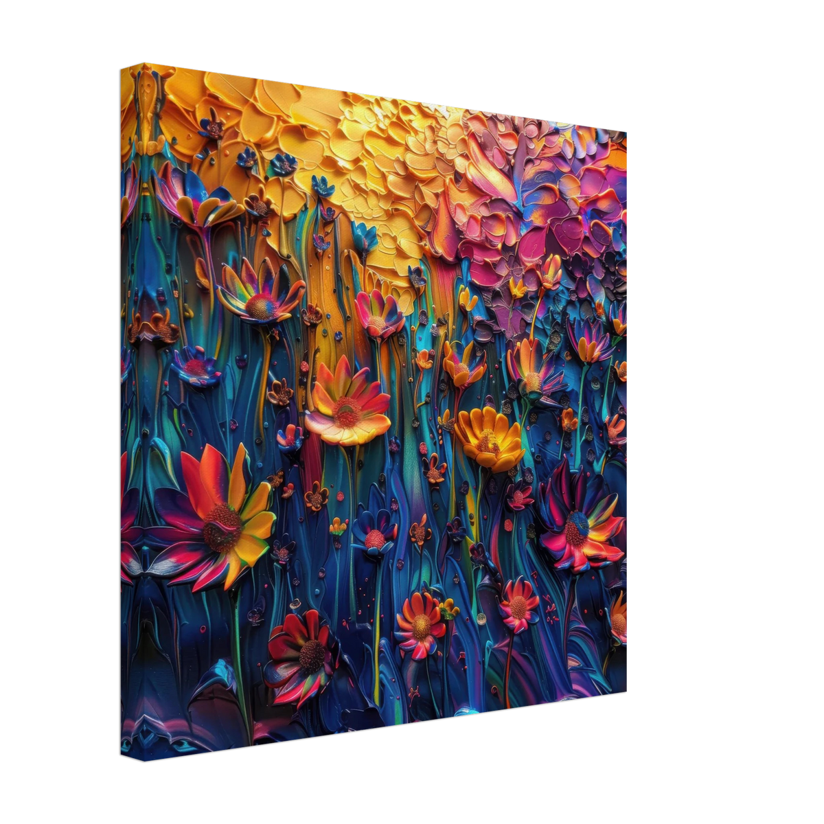 Colorful Flower Art 2 - Shop Ai Art WebShop - Digital Art online Store