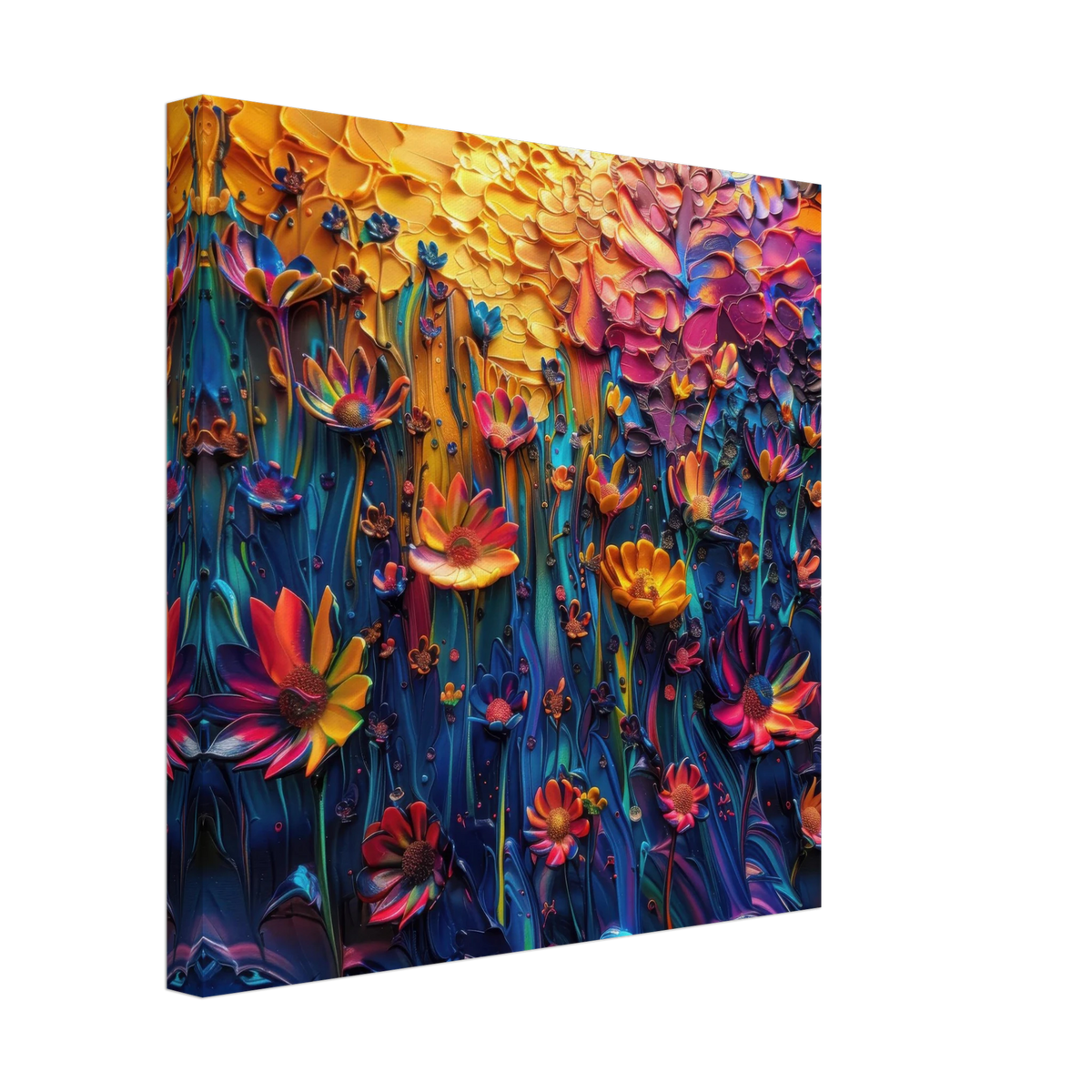 Colorful Flower Art 2 - Shop Ai Art WebShop - Digital Art online Store