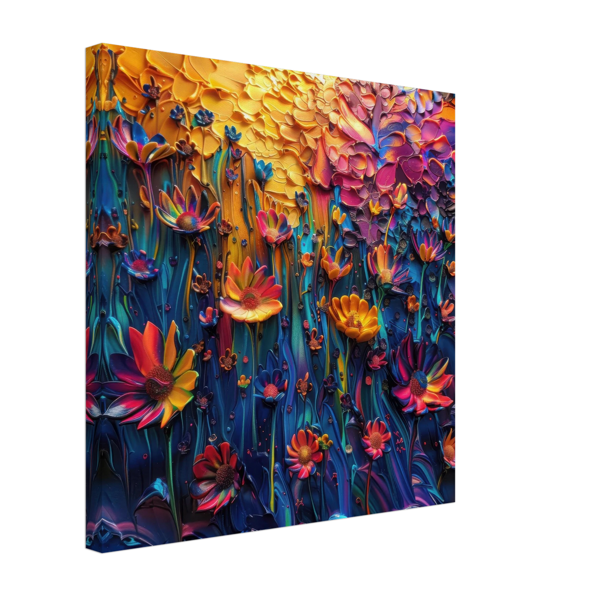 Colorful Flower Art 2 - Shop Ai Art WebShop - Digital Art online Store