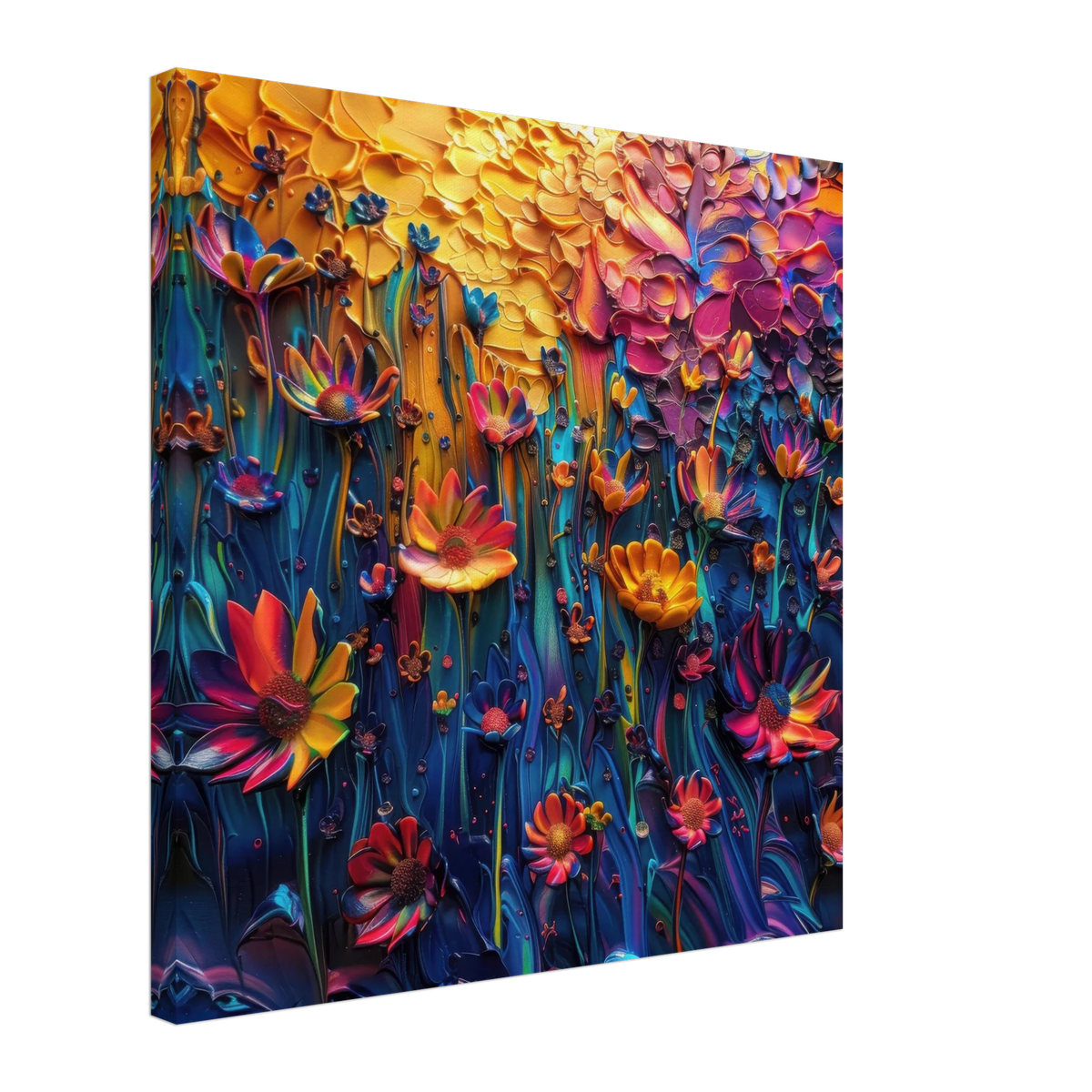 Colorful Flower Art 2 - Shop Ai Art WebShop - Digital Art online Store
