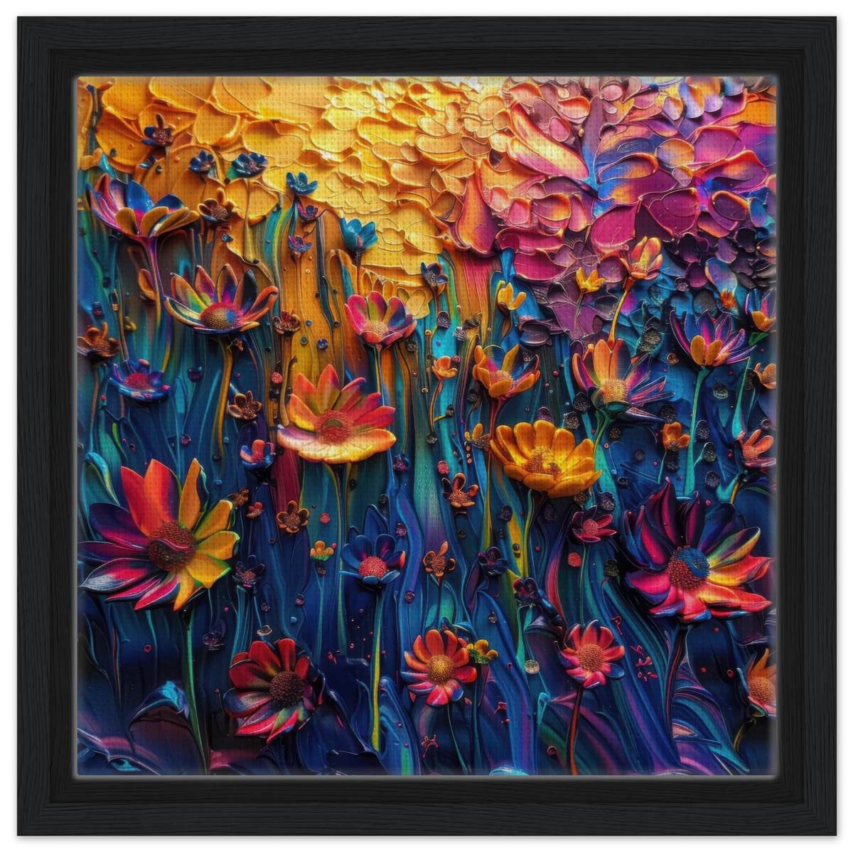 Colorful Flower Art 2 - Shop Ai Art WebShop - Digital Art online Store