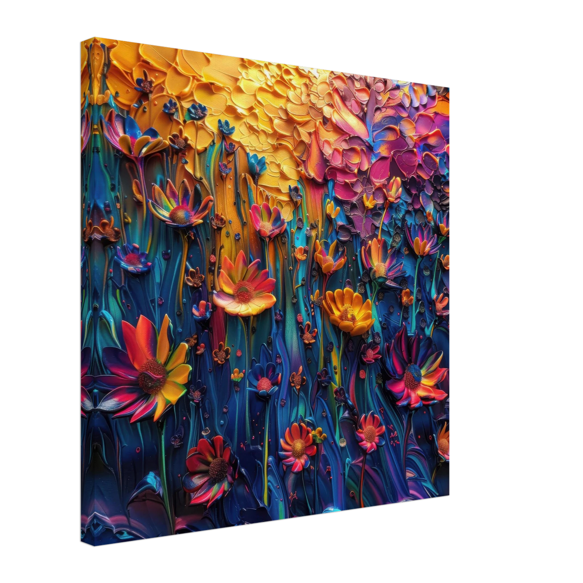 Colorful Flower Art 2 - Shop Ai Art WebShop - Digital Art online Store