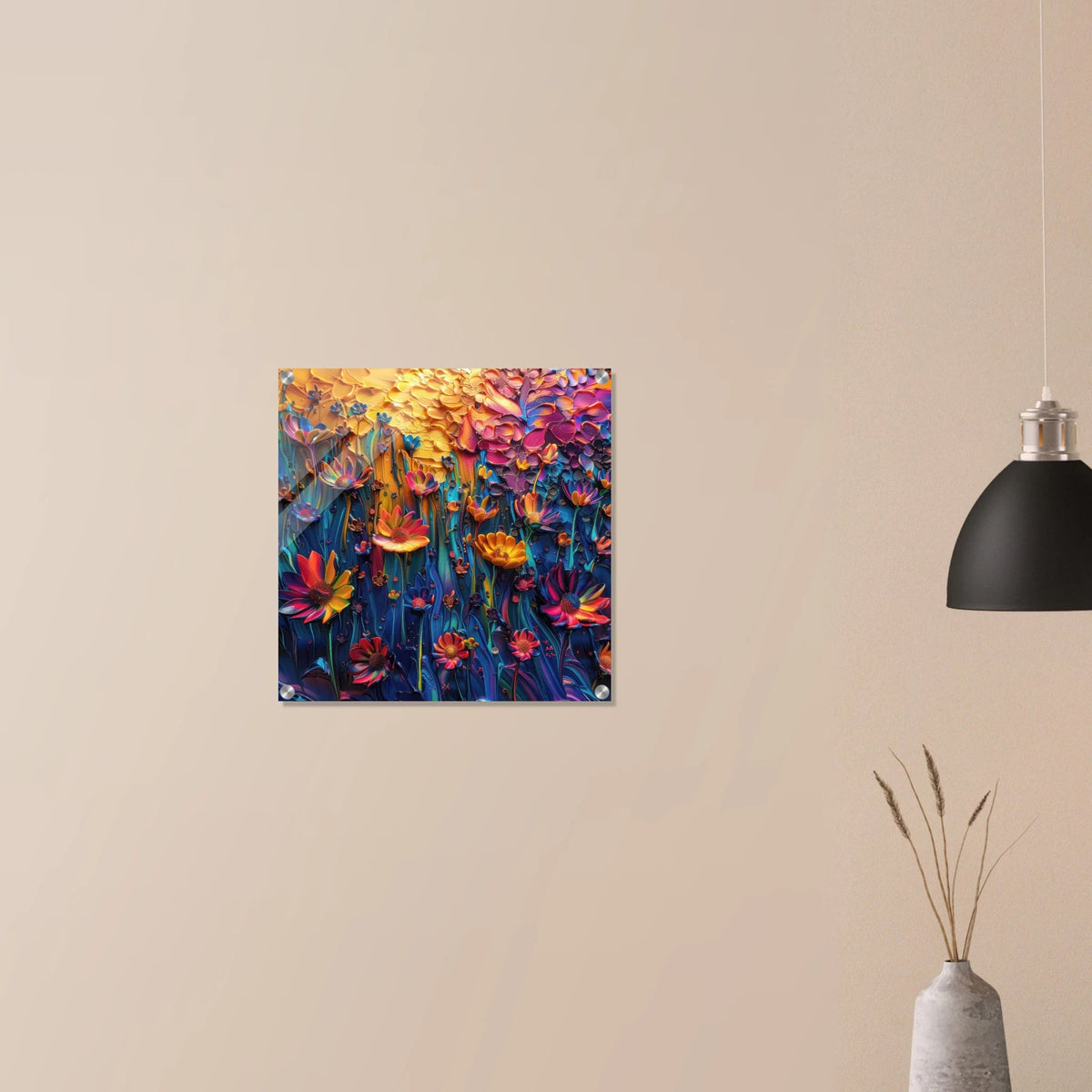 Colorful Flower Art 2 - Shop Ai Art WebShop - Digital Art online Store