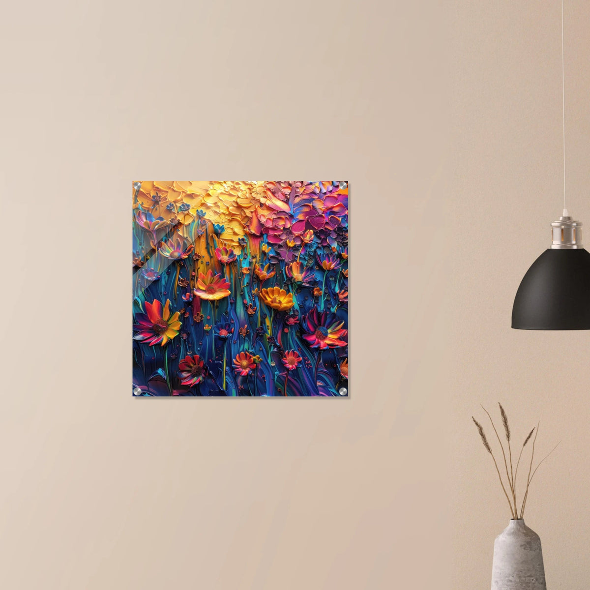 Colorful Flower Art 2 - Shop Ai Art WebShop - Digital Art online Store