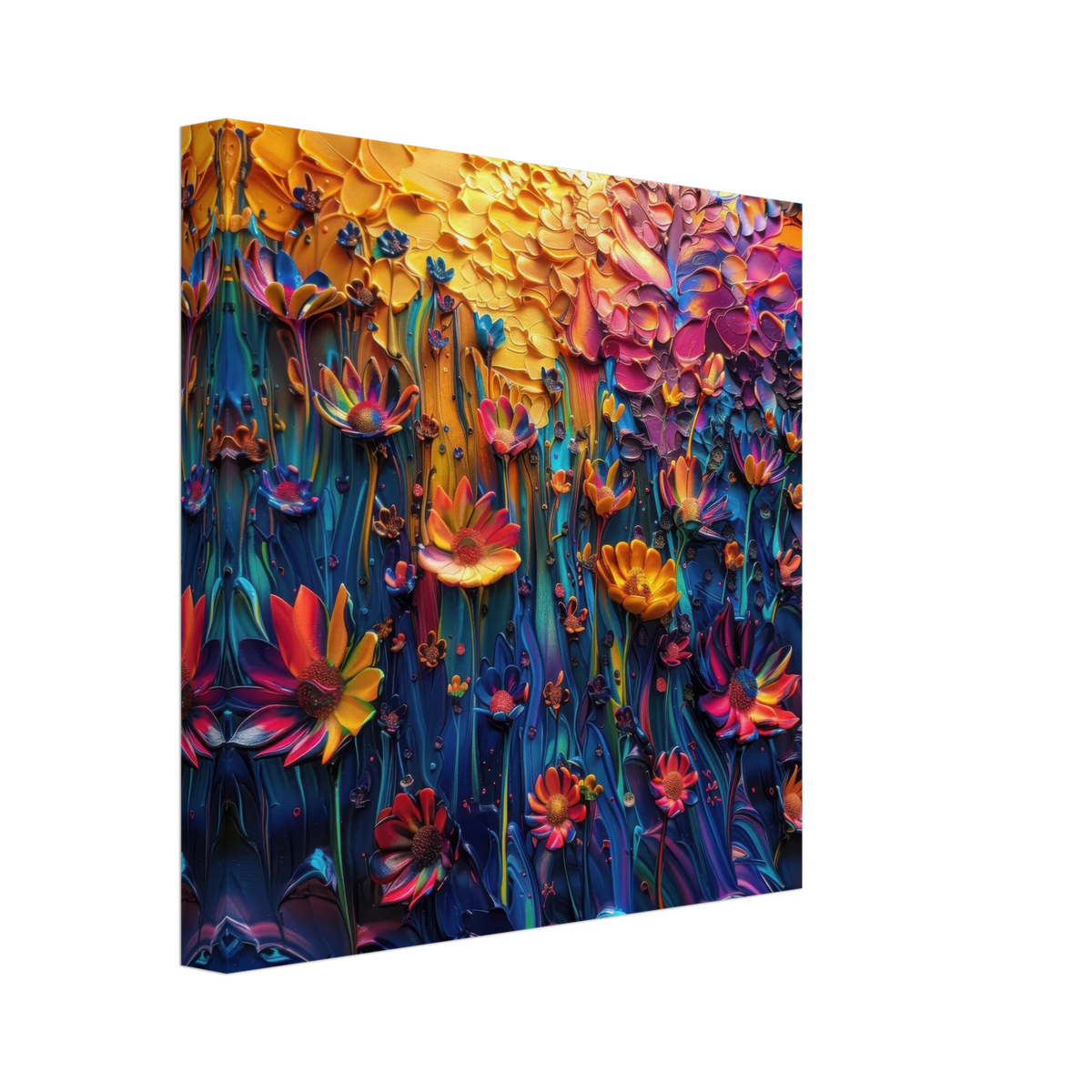 Colorful Flower Art 2 - Shop Ai Art WebShop - Digital Art online Store