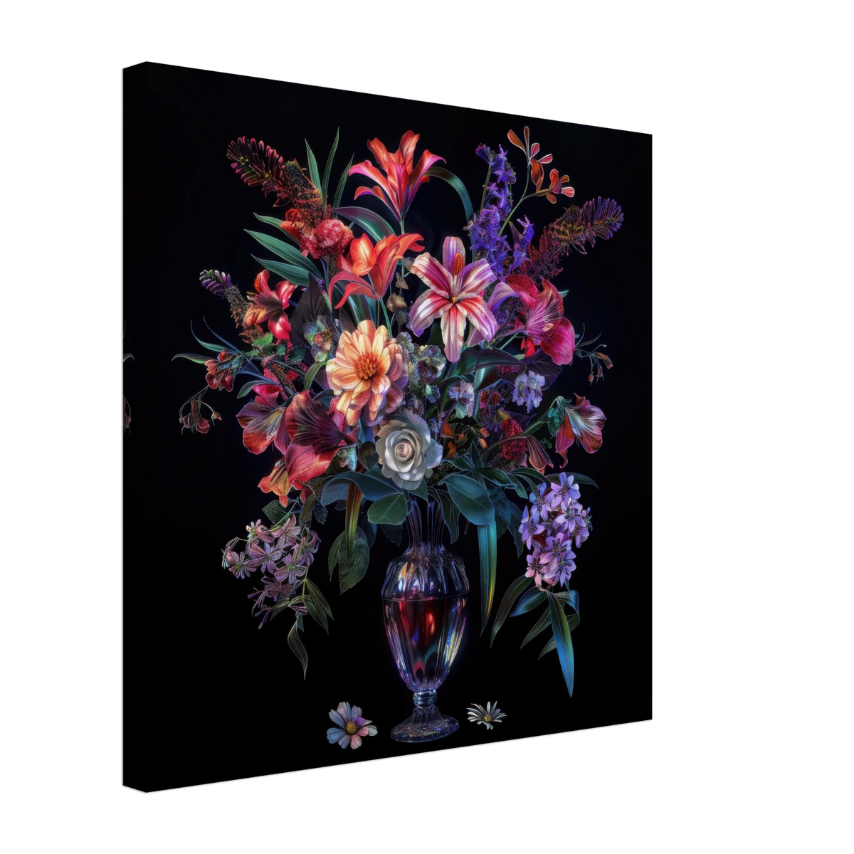 Colorfull Flower Art 14 - Shop Ai Art WebShop - Digital Art online Store