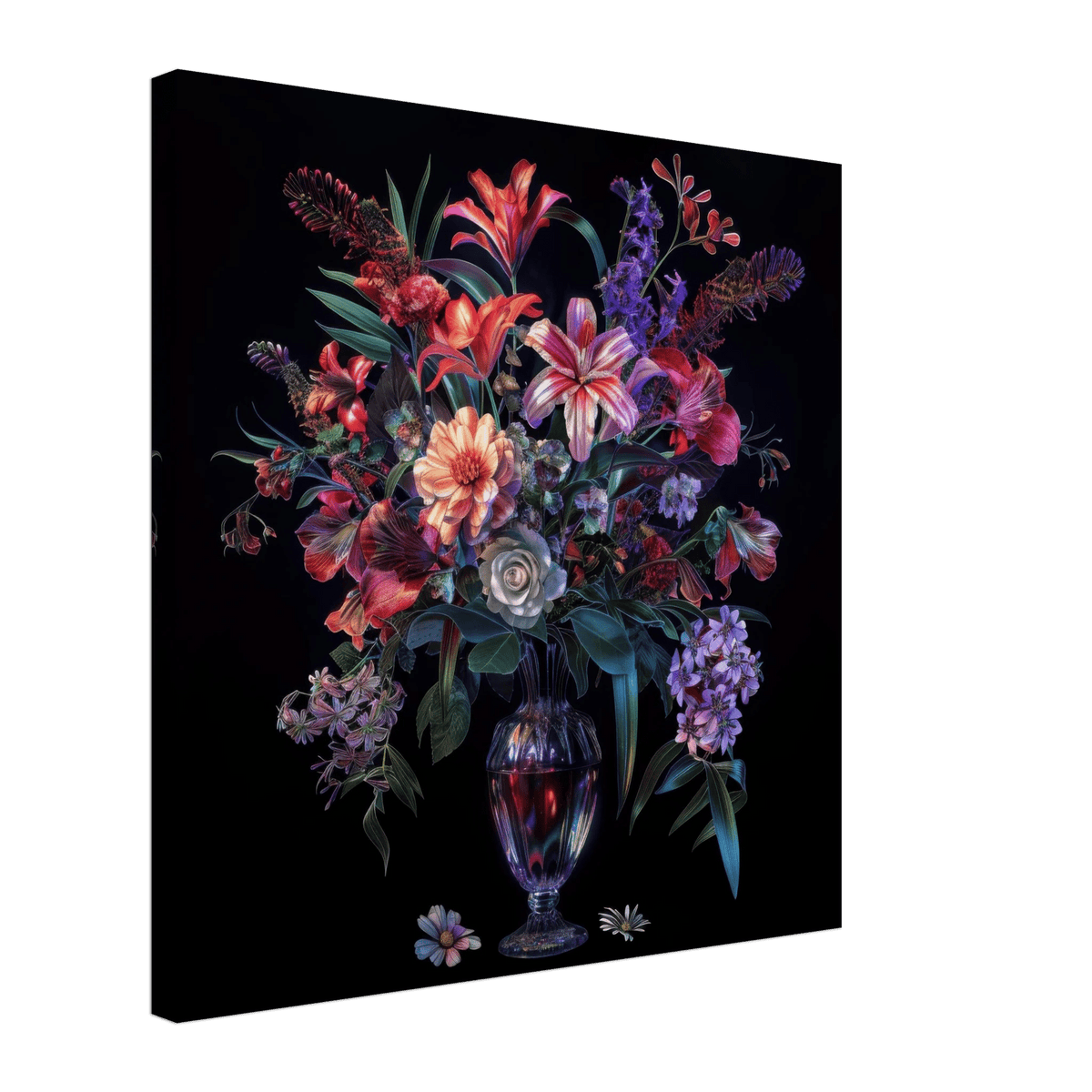 Colorfull Flower Art 14 - Shop Ai Art WebShop - Digital Art online Store
