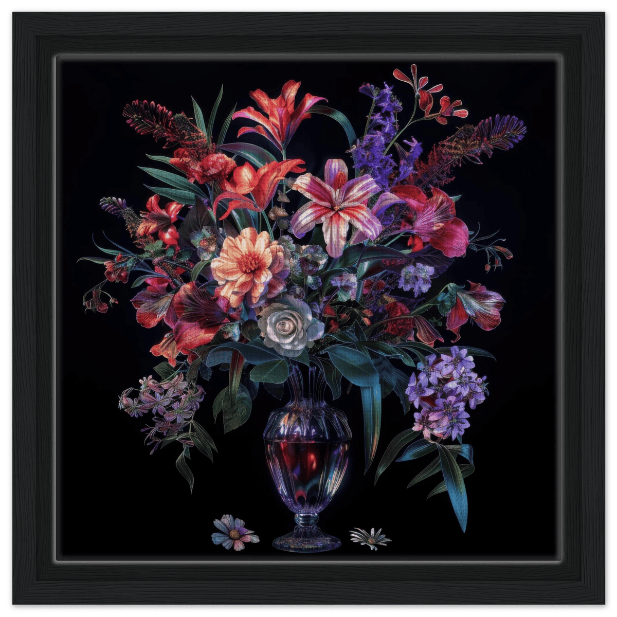 Colorfull Flower Art 14 - Shop Ai Art WebShop - Digital Art online Store