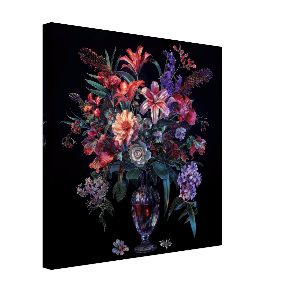 Colorfull Flower Art 14 - Shop Ai Art WebShop - Digital Art online Store