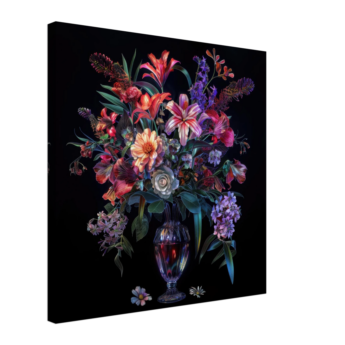 Colorfull Flower Art 14 - Shop Ai Art WebShop - Digital Art online Store