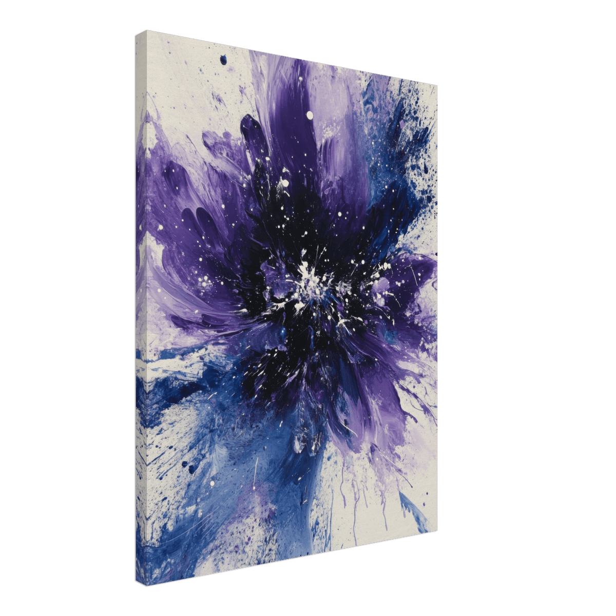 Cosmic Bloom An abstract explosion of deep purple - Shop Ai Art WebShop - Digital Art online Store