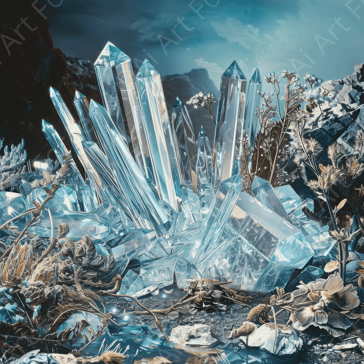 Crystal Fantasy 8 - Shop Ai Art WebShop - Digital Art online Store