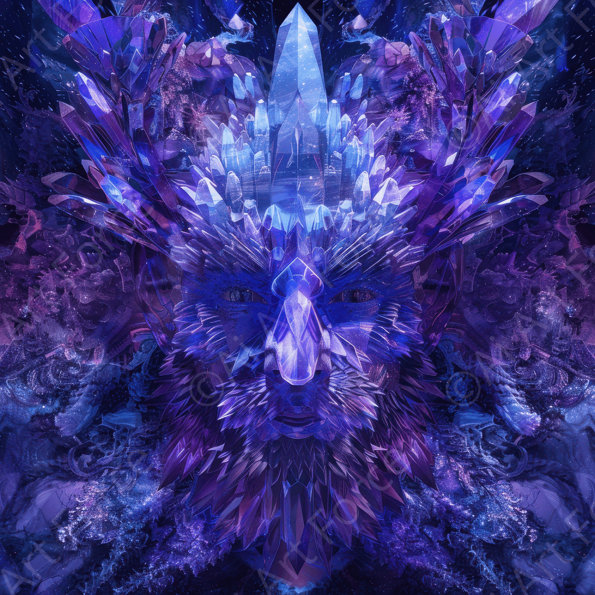 Crystal God - Shop Ai Art WebShop - Digital Art online Store