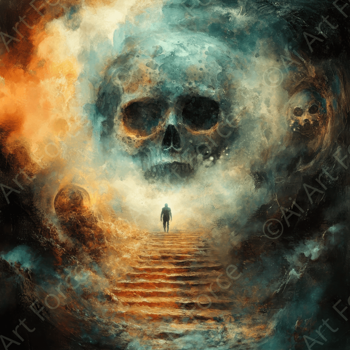 Death and the Afterlife A Spiritual World After Life - Shop Ai Art WebShop - Digital Art online Store