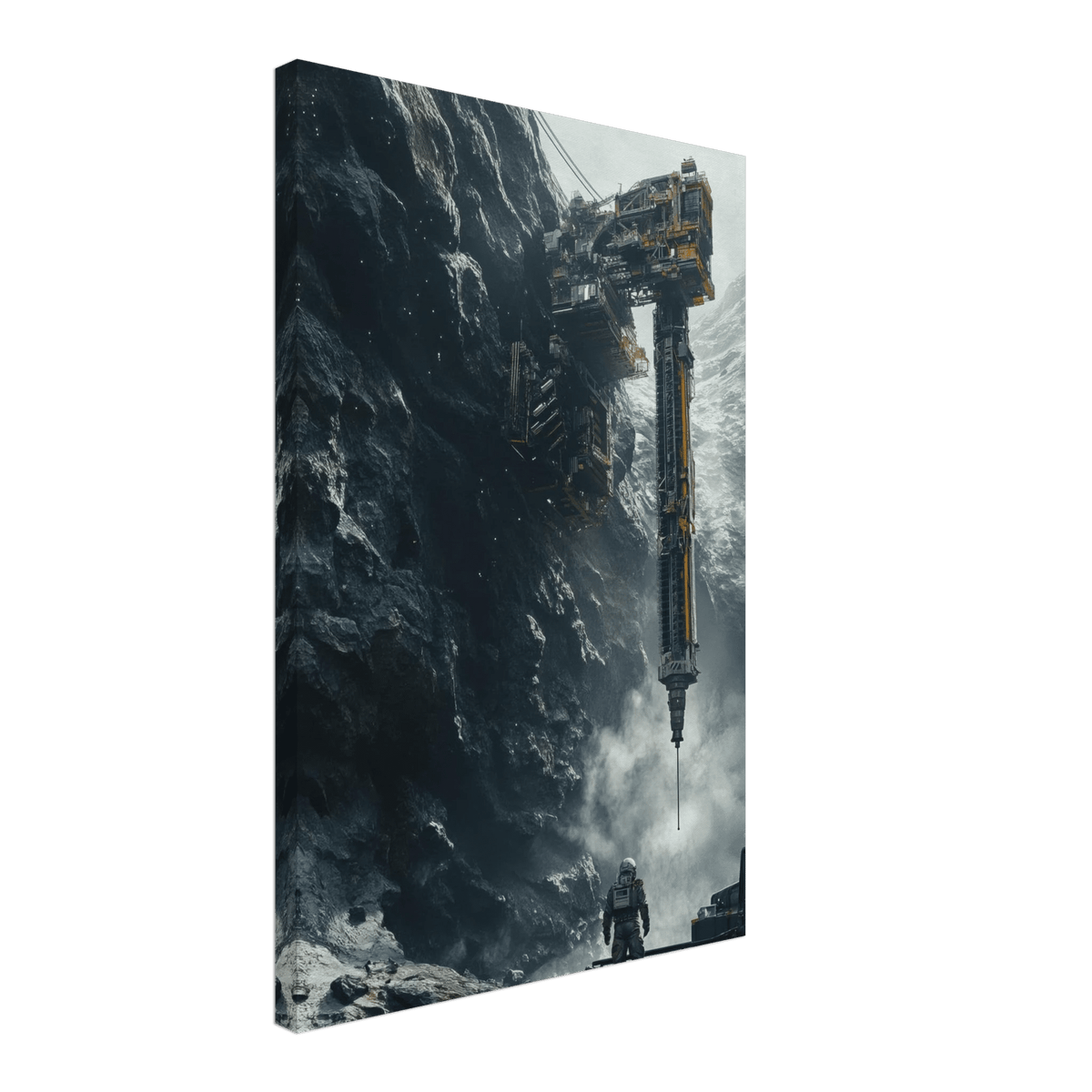 Deep Space Mining Operation A colossal osteoid 2 - Shop Ai Art WebShop - Digital Art online Store
